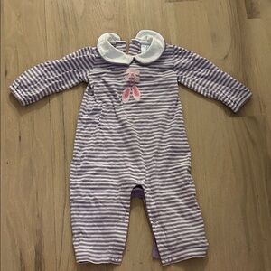 Little English Striped playsuit